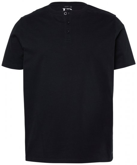 JP1880 726695 Henley t-shirt Svart TALL - TALL T-shirts - T-Shirts för Långa Män