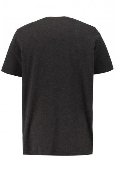 JP1880 726695 Henley t-shirt Mörkgrå - T-shirts - Stora T-shirts - 2XL-14XL