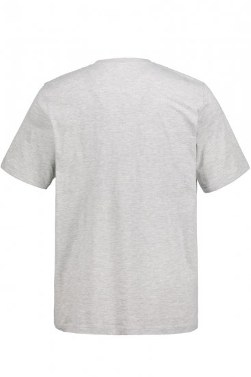 JP1880 726695 Henley t-shirt Gråmelerad - T-shirts - Stora T-shirts - 2XL-14XL