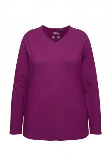 Ulla Popken 751623 Snabbtorkande skidtröja Rosa - Skidkläder - 