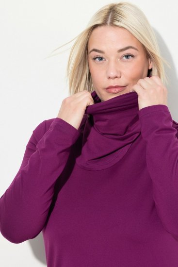 Ulla Popken 751623 Snabbtorkande skidtröja Rosa - Skidkläder - 