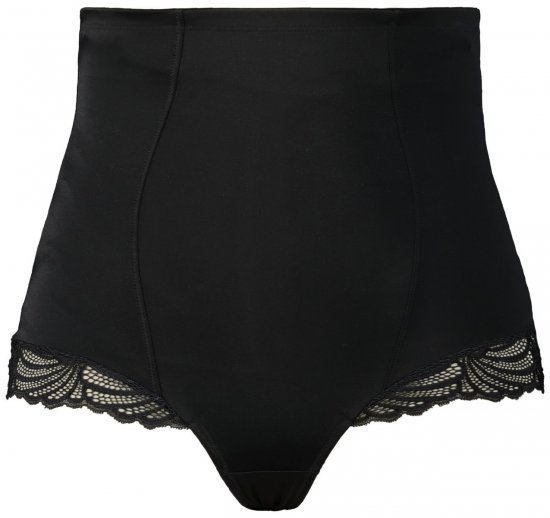 Ulla Popken 781632 Formande trosor med hög midja Svart - Shapewear - 