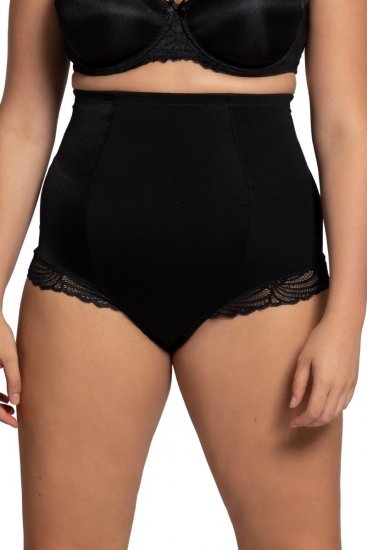 Ulla Popken 781632 Formande trosor med hög midja Svart - Shapewear - 