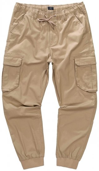 JP1880 782635 Cargobyxor med benfickor Sand - Jeans & byxor - Stora Jeans och Stora Byxor