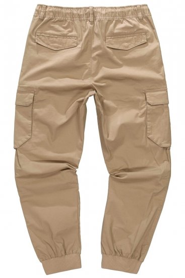 JP1880 782635 Cargobyxor med benfickor Sand - Jeans & byxor - Stora Jeans och Stora Byxor