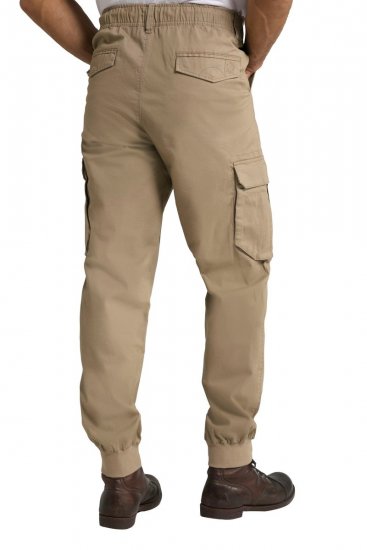 JP1880 782635 Cargobyxor med benfickor Sand - Jeans & byxor - Stora Jeans och Stora Byxor