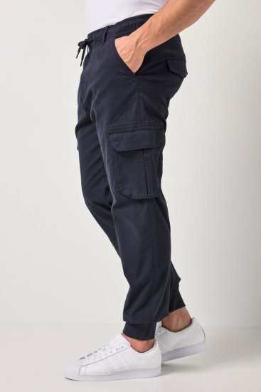 JP1880 Stretchy FLEXNAMIC Cargo Pants Navy - Cargobyxor för män i stora storlekar - Cargobyxor för män i stora storlekar