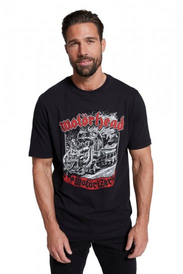 JP1880 Motörhead Graphic Band T-Shirt Black - T-shirts - Stora T-shirts - 2XL-14XL
