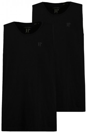 JP1880 796858 Linne 2-pack Svart - T-shirts - Stora T-shirts - 2XL-14XL