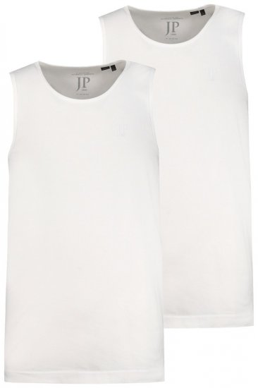 JP1880 796858 Linne 2-pack Vit - T-shirts - Stora T-shirts - 2XL-14XL