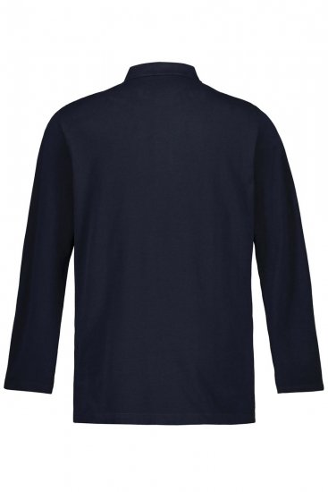 JP1880 799230 Långärmad pikétröja Mörkblå - Pikétröjor - Stora pikétröjor - 2XL-8XL