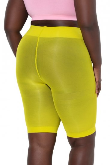 Ulla Popken 799278 Skavskyddsshorts Ljusgrön - Skavskyddsshorts - 