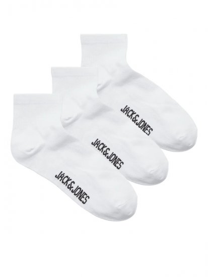 Jack & Jones Leon Tennisstrumpor Vit 3-pack - Underkläder & badkläder - Stora underkläder för män