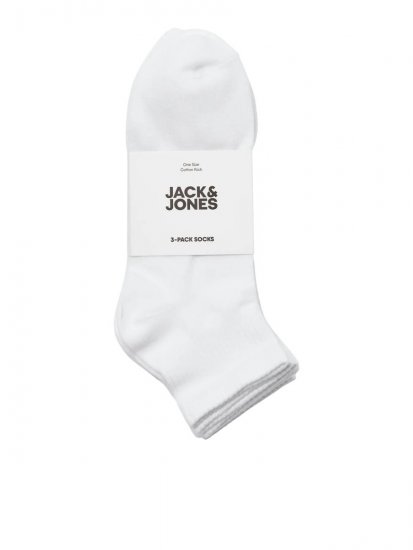 Jack & Jones Leon Tennisstrumpor Vit 3-pack - Underkläder & badkläder - Stora underkläder för män