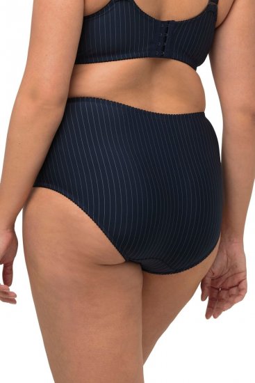 Ulla Popken 800279 Randiga trosor 2-pack Mörkblå - Trosor - 