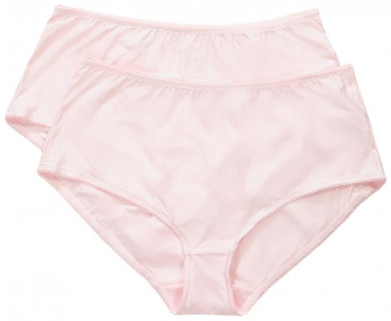 Ulla Popken 800279 Randiga trosor 2-pack Rosa - Trosor - 