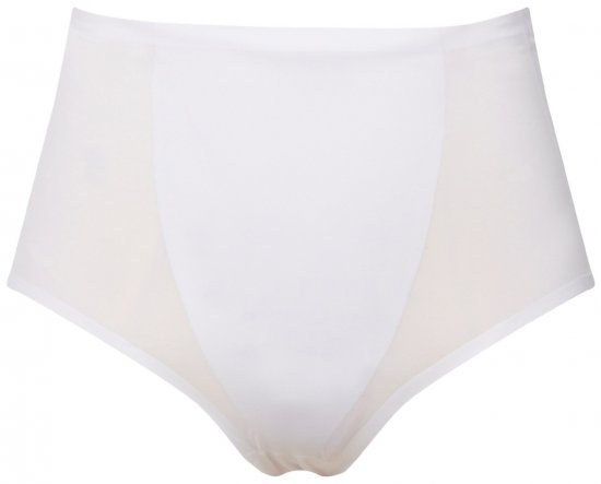 Ulla Popken 800498 Formande trosor med hög midja Vit - Shapewear - 