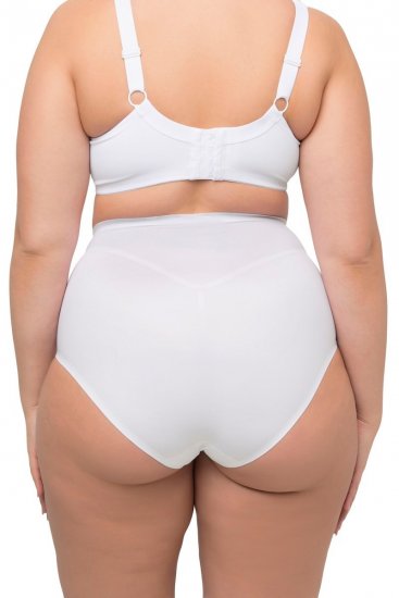 Ulla Popken 800498 Formande trosor med hög midja Vit - Shapewear - 