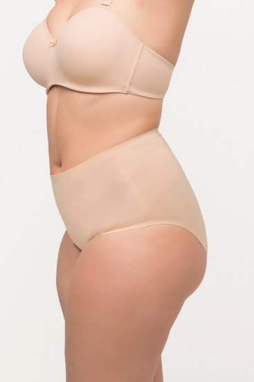 Ulla Popken 800498 Formande trosor med hög midja Champagne - Shapewear - 