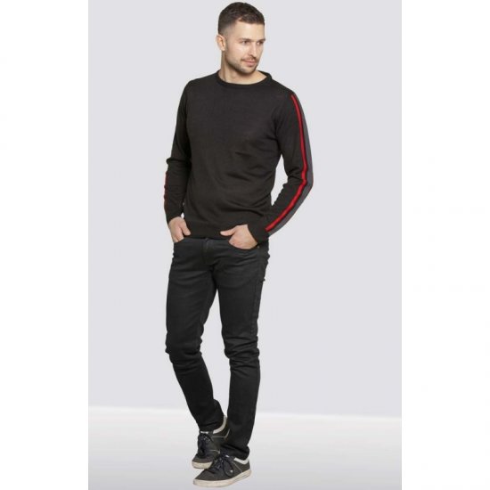 D555 Orlando Sweater Black - Tröjor & hoodies - Stora hoodies & tröjor - 2XL-14XL