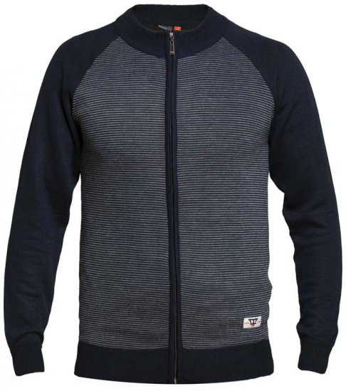 D555 Tanner Sweater Navy - Tröjor & Hoodies - Stora hoodies - 2XL-8XL