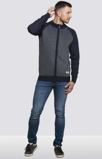 D555 Tanner Sweater Navy - Tröjor & hoodies - Stora hoodies & tröjor - 2XL-14XL