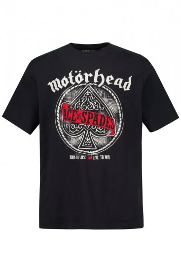 JP1880 Motörhead ACE Graphic Comfort Fit Band T-Shirt Black - T-shirts - Stora T-shirts - 2XL-14XL