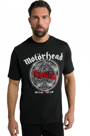 JP1880 Motörhead ACE Graphic Comfort Fit Band T-Shirt Black - T-shirts - Stora T-shirts - 2XL-14XL