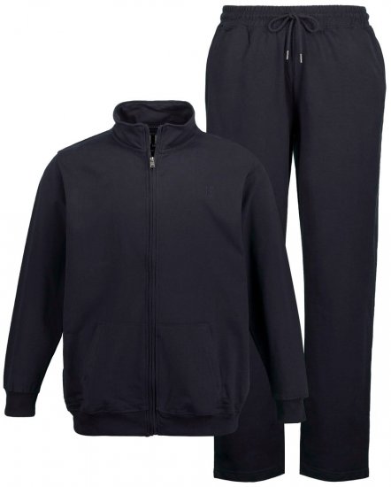 JP1880 802933 Mjukisset med jacka och byxa Mörkblå - Tracksuits - Tracksuits herr stora storlekar