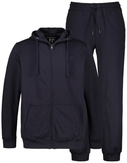 JP1880 802934 Mjukisset med huvjacka och byxa Mörkblå TALL - TALL tracksuits - 