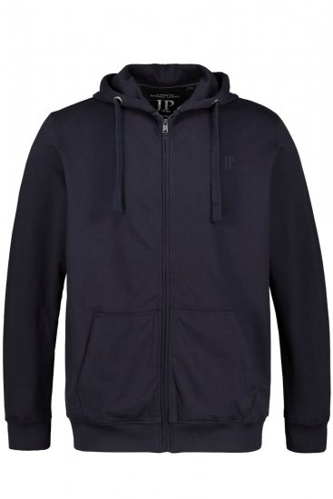 JP1880 802934 Mjukisset med huvjacka och byxa Mörkblå - Tracksuits - Tracksuits herr stora storlekar