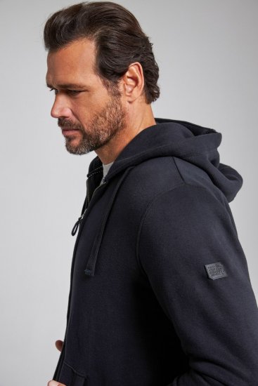 Jay-Pi 804164 Hoodie med dragkedja Svart - Tröjor & hoodies - Stora hoodies & tröjor - 2XL-14XL