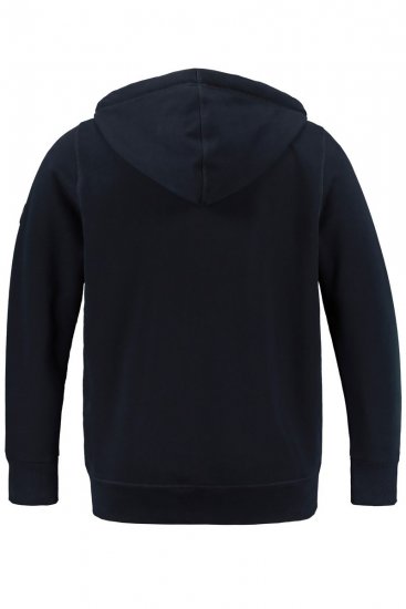 Jay-Pi 804164 Hoodie med dragkedja Mörkblå - Tröjor & hoodies - Stora hoodies & tröjor - 2XL-14XL