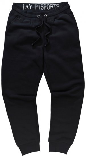 Jay-Pi 804175 Mjukisbyxor i smal passform med sidfickor Svart - Mjukisbyxor och -shorts - Mjukisbyxor & Mjukisshorts 2XL-12XL