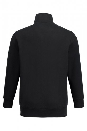 Jay-Pi 804180 Sweatjacka med ståkrage Svart - Tröjor & hoodies - Stora hoodies & tröjor - 2XL-14XL