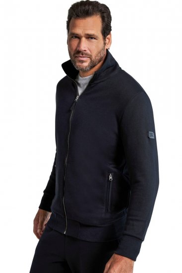 Jay-Pi 804180 Sweatjacka med ståkrage Svart - Tröjor & hoodies - Stora hoodies & tröjor - 2XL-14XL