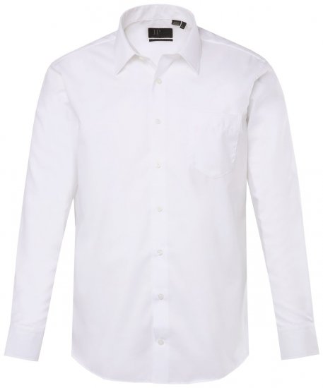 JP1880 804890 Långärmad strykfri Business-skjorta Vit TALL - TALL skjortor - TALL-skjortor med extra längd
