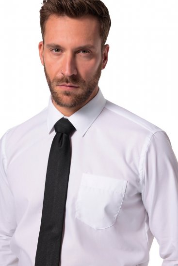 JP1880 804890 Långärmad strykfri Business-skjorta Vit TALL - TALL skjortor - TALL-skjortor med extra längd