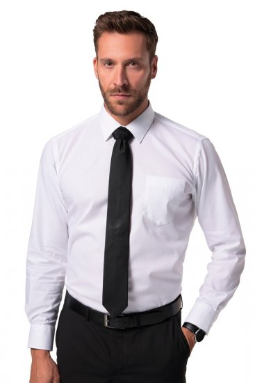 JP1880 804890 Långärmad strykfri Business-skjorta Vit - Skjortor - Stora skjortor - 2XL-8XL