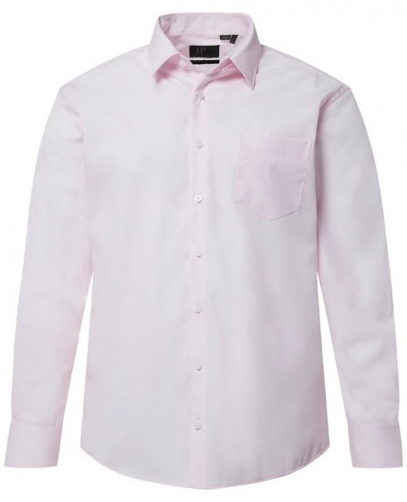 JP1880 Shirt Business Long Sleeve Pink - Skjortor - Stora skjortor - 2XL-8XL