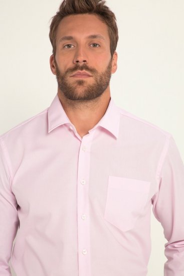 JP1880 Shirt Business Long Sleeve Pink - Skjortor - Stora skjortor - 2XL-8XL