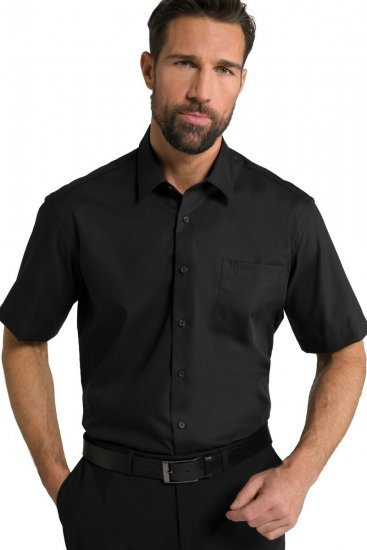 JP1880 804891 Kortärmad skjorta Svart - Skjortor - Stora skjortor - 2XL-8XL
