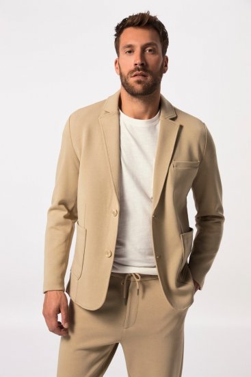 JP1880 New York Flexnamic Jerseykavaj Beige - Kostymer och kavajer - Kostymer i stora storlekar