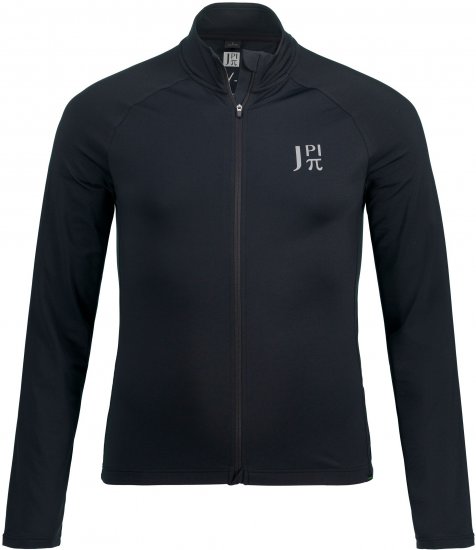 JP1880 Jay-Pi Long Sleeve Cycling Jacket Black - Träningskläder & friluft - Träningskläder till herr i stora storlekar