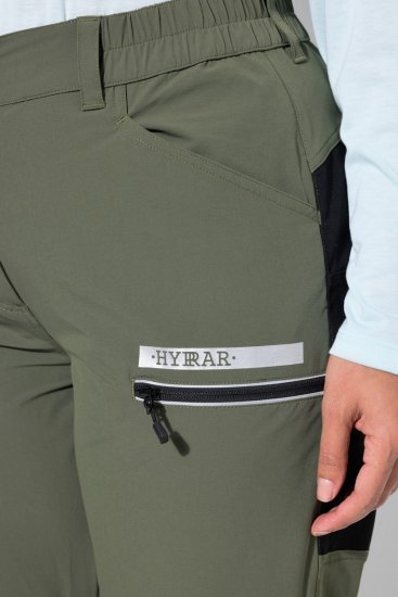 Ulla Popken 807803 HYPRAR vandringsbyxor med reflexer Olivgrön - Outdoor - 