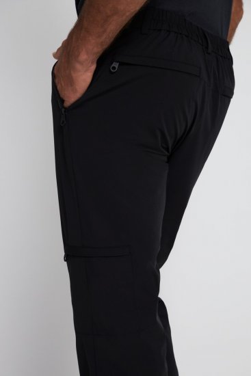 JP1880 Jay-Pi Flexnamic QuickDry Trekking Pants Black - Träningskläder & friluft - Träningskläder till herr i stora storlekar