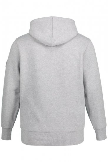 JAY-PI Hoodie with Soft Brushed Interior Grey - Tröjor & hoodies - Stora hoodies & tröjor - 2XL-14XL