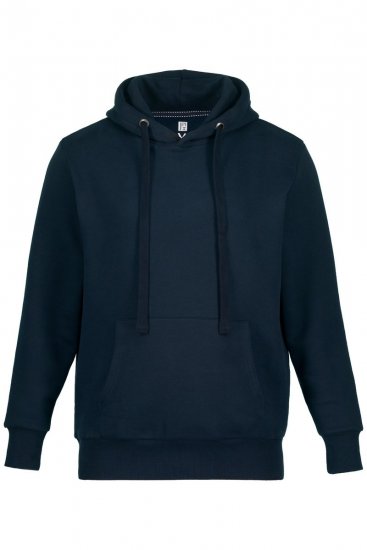 JAY-PI Hoodie with Soft Brushed Interior Navy - Tröjor & hoodies - Stora hoodies & tröjor - 2XL-14XL