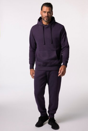 JAY-PI Hoodie with Soft Brushed Interior Purple - Tröjor & hoodies - Stora hoodies & tröjor - 2XL-14XL