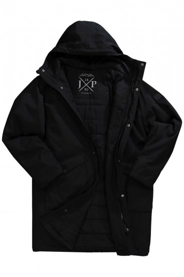 JP1880 Parka Warm Sleeves with Windcuffs Black - Jackor - Stora jackor - 2XL-12XL